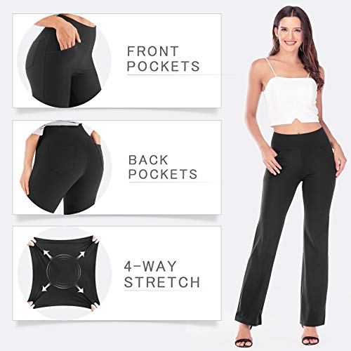 Women's Bootcut Yoga Pants with Pockets