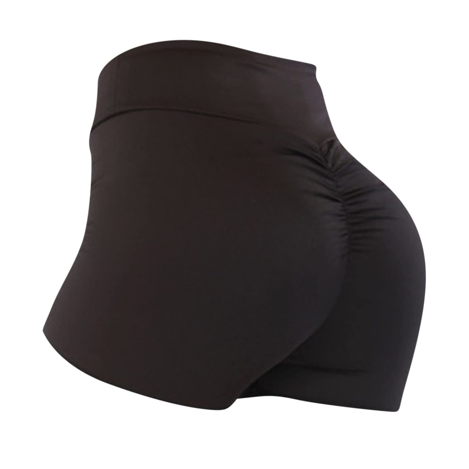 Seamless Women's High Waisted Yoga Shorts for Workout and Running